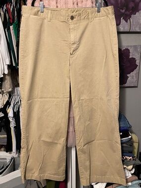 Gap High Rise Plain Front Khaki Size 20